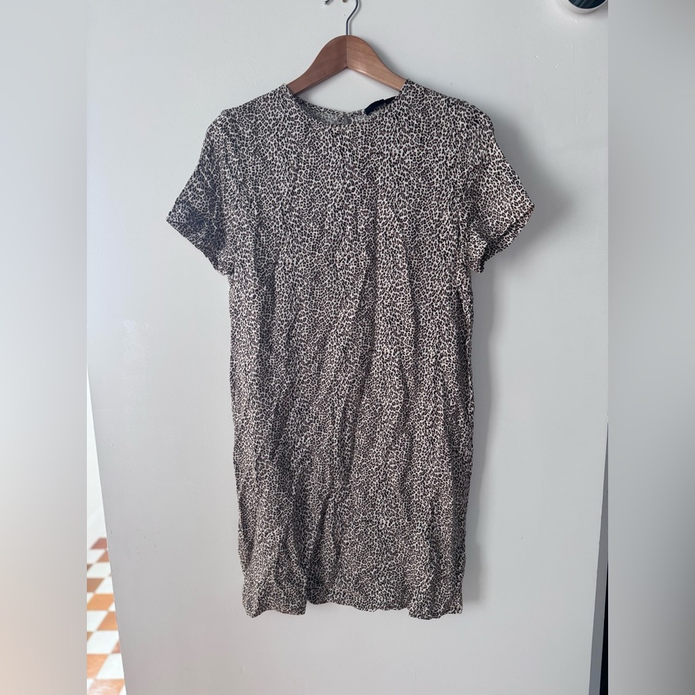 Jenni Kayne Leopard Print T Shirt Dress